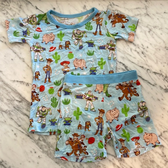 Little Sleepies Other - Little Sleepies OG Disney Pixar Toy Story Short Sleeve & Shorts Pajama Set